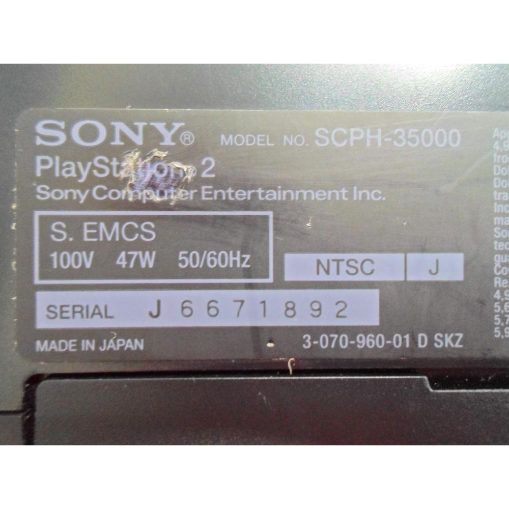 PS2原裝家庭遊戲主機 SONY PlaySation2厚機-細節圖4