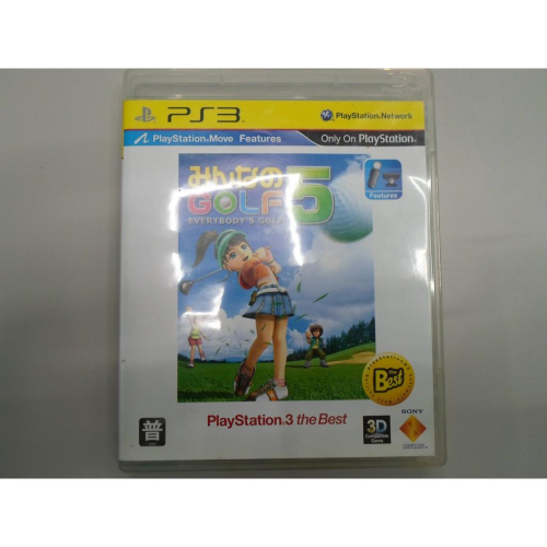PS3體感遊戲片 全民高爾夫5