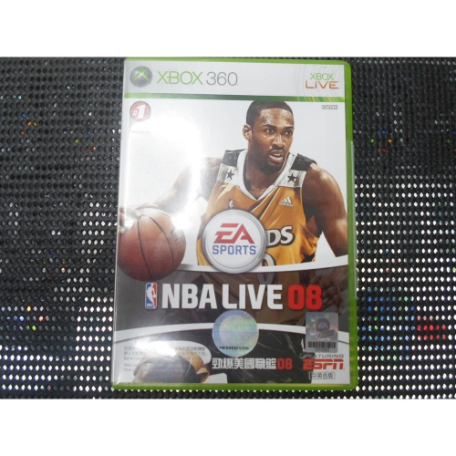XBOX360遊戲片 NBA LIVE 08 勁爆美國職籃08