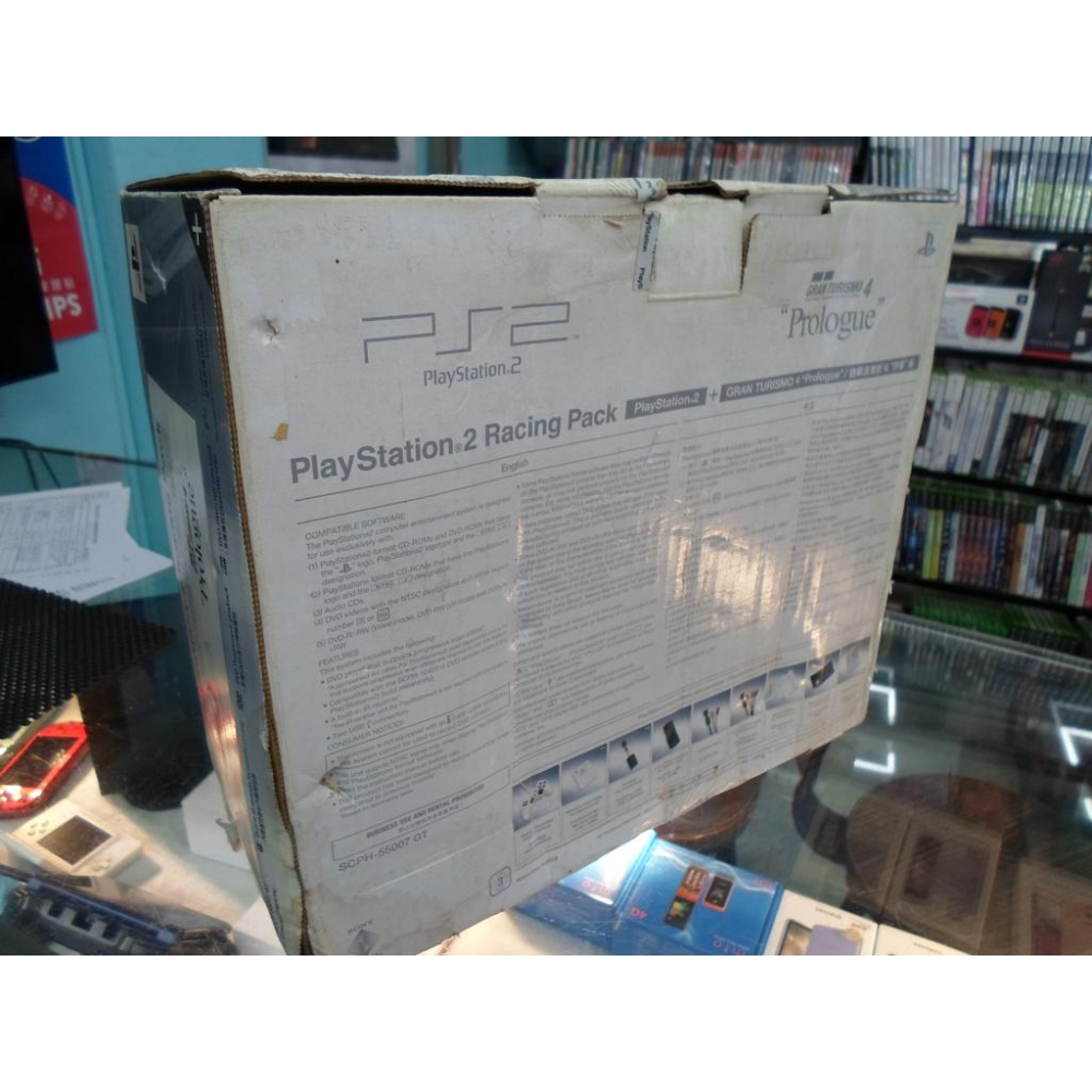 PS2家庭遊戲主機 SONY PlaySation2 SCPH-55007 GT4限量同捆主機-細節圖7