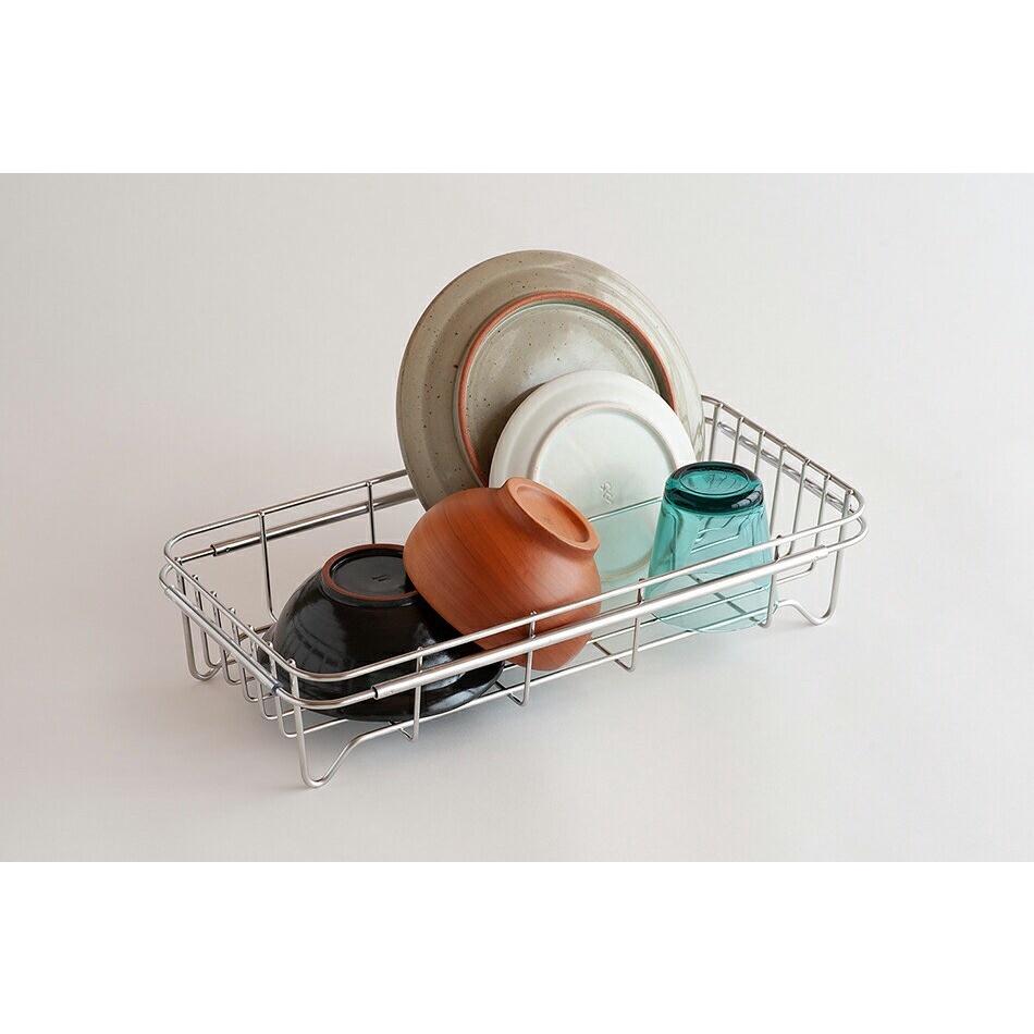 現貨 | 日本 大木製作所 Ohki極簡不鏽鋼 伸縮式碗盤 瀝水籃-細節圖3