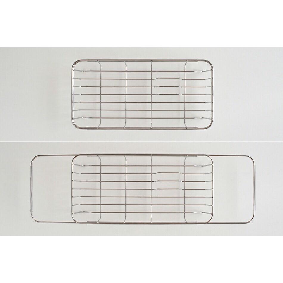 現貨 | 日本 大木製作所 Ohki極簡不鏽鋼 伸縮式碗盤 瀝水籃-細節圖5