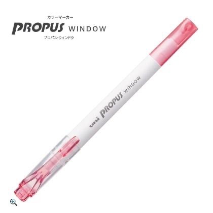 現貨 Uni 三菱 PUS-103T 雙頭uni視窗螢光筆 煙灰係-細節圖4