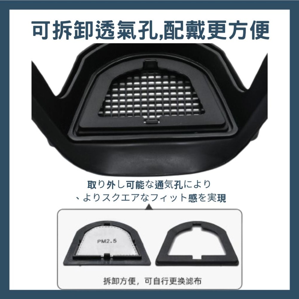 【隔日到貨】 透明面罩 過濾面罩 電鍍面罩 放飛濺面罩-細節圖4