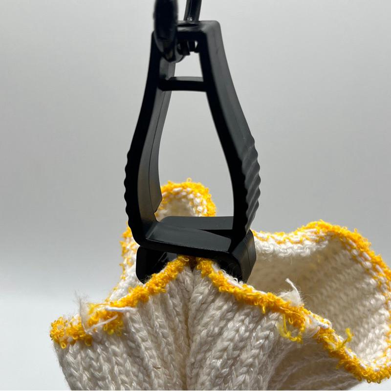 伸縮手套夾子 手套夾子 腰掛式工具器 工地手套夾 工地用品 隨身夾 工作手套夾子 POM塑鋼材質 耐磨耐用-細節圖2