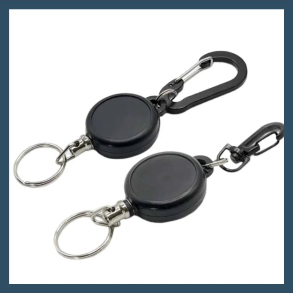 【連接處升級】伸縮鑰匙扣 鋼絲伸縮扣 鑰匙扣 伸縮扣 證件扣 回彈伸縮扣 鑰匙圈 萬用扣 伸縮扣環 識別證拉環 伸縮鑰匙-細節圖5