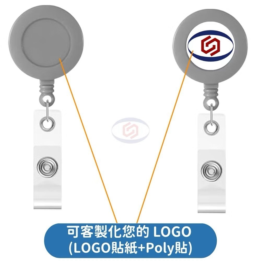 【台灣製造🇹🇼/當天出貨🚚】 易拉扣 伸縮拉環 可轉動易拉扣 胸牌扣 伸縮夾 護理伸縮扣 識別證伸縮扣-細節圖6