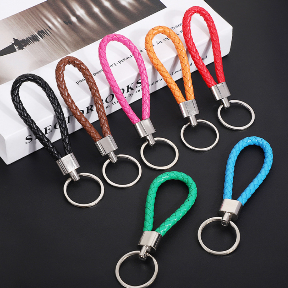 【當天出貨🚚】皮繩鑰匙圈 皮革編織鑰匙扣 鑰匙圈 皮繩鑰匙圈 汽車鑰匙圈 機車鑰匙圈 編織鑰匙扣 吊鑰匙吊飾-細節圖6