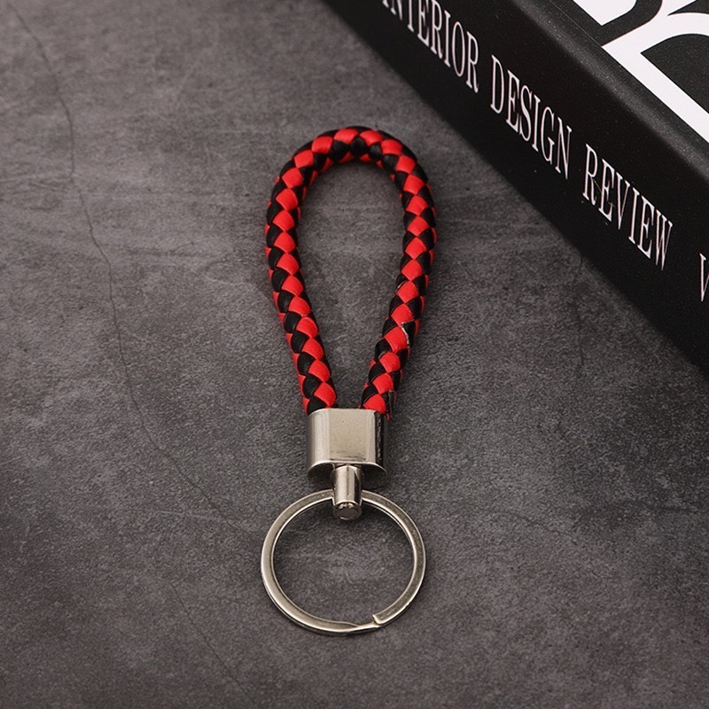 【當天出貨🚚】皮繩鑰匙圈 皮革編織鑰匙扣 鑰匙圈 皮繩鑰匙圈 汽車鑰匙圈 機車鑰匙圈 編織鑰匙扣 吊鑰匙吊飾-規格圖7