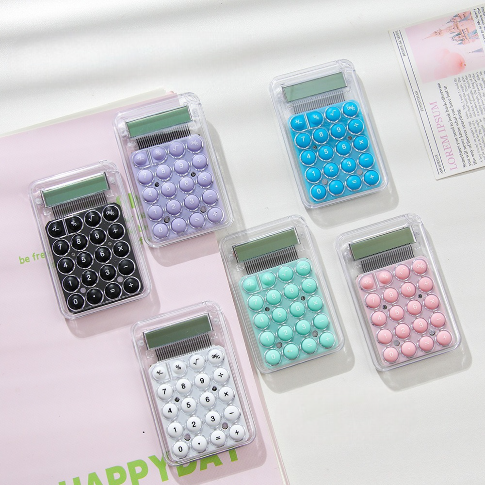 【當天出貨🚚】糖果色計算機 迷你計算機 桌上型計算機 小計算機 計算機可愛 計算器 口袋計算機 辦公用品 文具-細節圖7