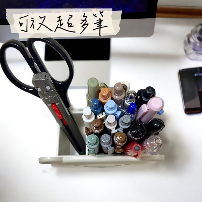 雙格造型筆筒 自由熊可愛筆筒 文具收納 辦公室收納 療癒小物 時代良品 🐰兔兔子🐰-細節圖4