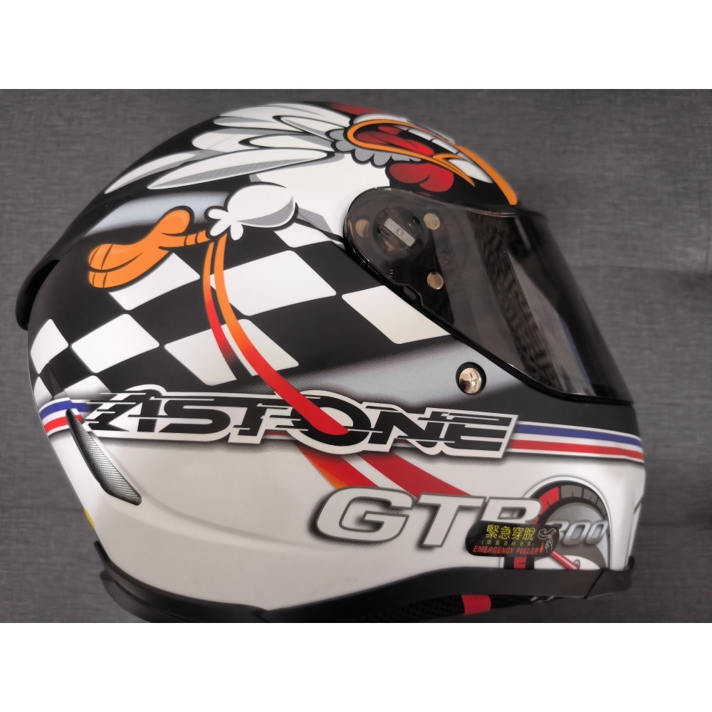 【ASTONE】GTB800 AO18(平光黑白)全罩式安全帽M 全新附帽袋-細節圖5