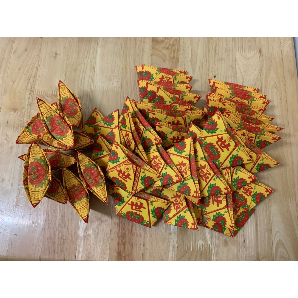 *菩提葉紙藝*  往生元寶(000)  紙紮/喪禮/殯葬/冤親債主/超渡/嬰靈/普渡/做七/清明/法會/祭祖/追思祖先-細節圖5