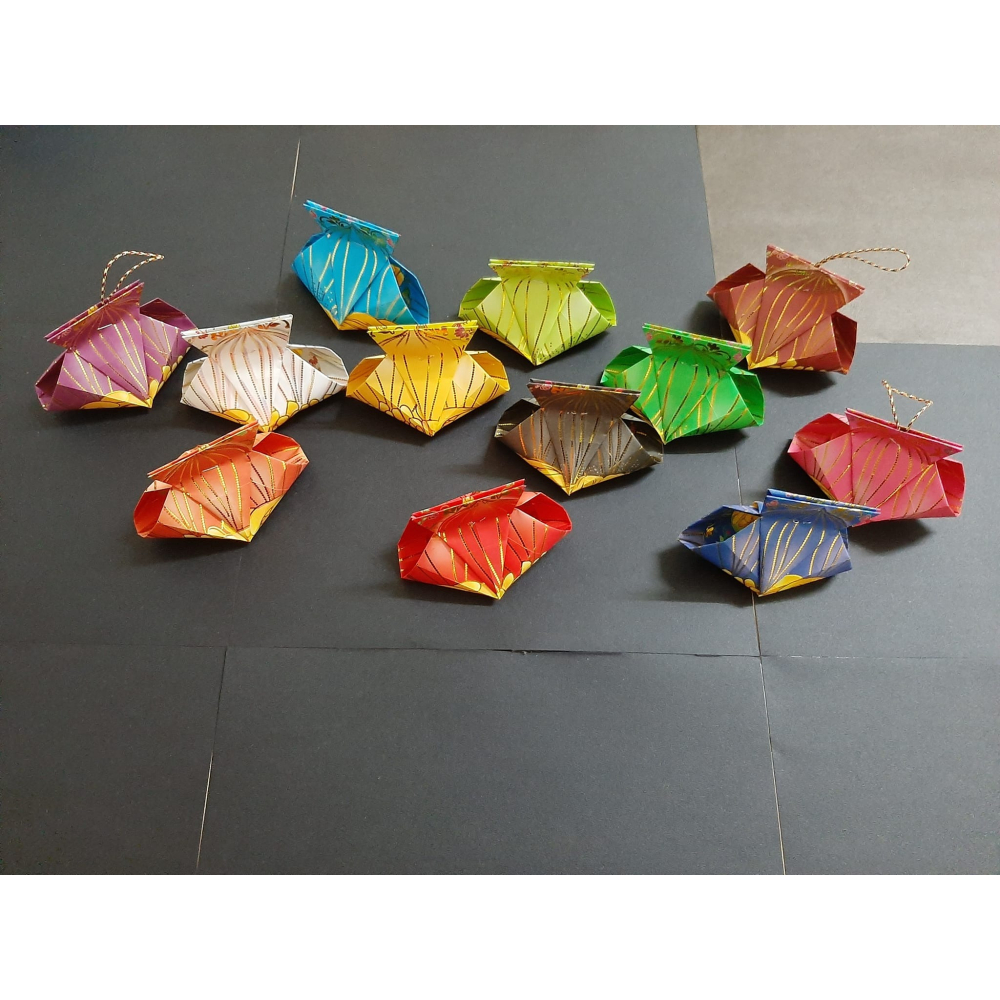 *菩提葉紙藝*    福袋(004)   祈求好運/福祿延壽燙金經文紙/大悲咒/拜拜/神明/開運/招財-細節圖3