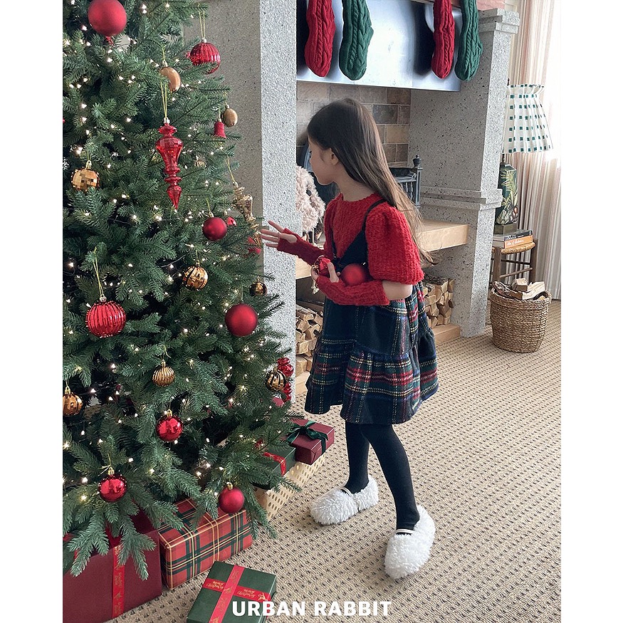 𝗣𝗲𝗻𝗻𝘆 𝗦𝘁𝘂𝗱𝗶𝗼韓國童裝🇰🇷正韓優雅聖誕風套裝✔預購 ✈ 聖誕裝 聖誕衣服 聖誕節服裝-細節圖3