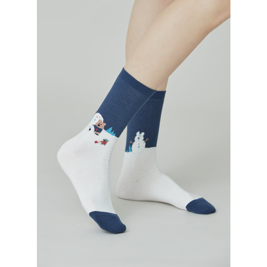 𝗣𝗲𝗻𝗻𝘆 𝗦𝘁𝘂𝗱𝗶𝗼韓國文創🇰🇷Quokka袋鼠玩雪襪子(3款)✔預購 ✈ 韓國襪子 長襪-細節圖3