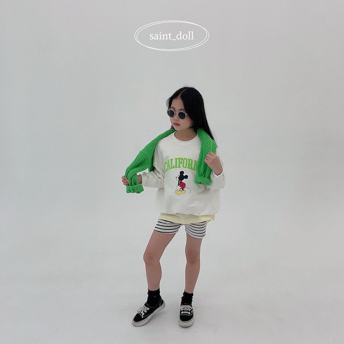 𝗣𝗲𝗻𝗻𝘆 𝗦𝘁𝘂𝗱𝗶𝗼韓國童裝🇰🇷韓國saint doll迪士尼米奇親子衛衣✔️春｜預購-細節圖3