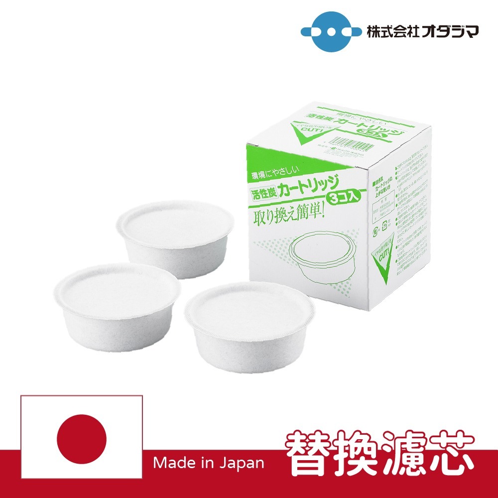 【日本製 吉川】現貨 活性碳濾油壺1.2L 油炸必備品 可替換濾心 小田島 替換濾芯3入組-細節圖2