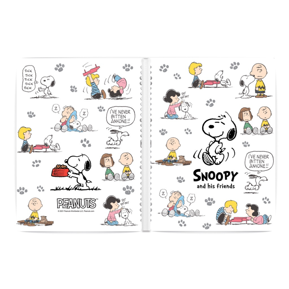 【美麗家】不反光樂譜夾 Snoopy 不反光資料夾 活頁樂譜夾 可書寫樂譜夾 推拉式樂譜夾（20張內頁）-細節圖3