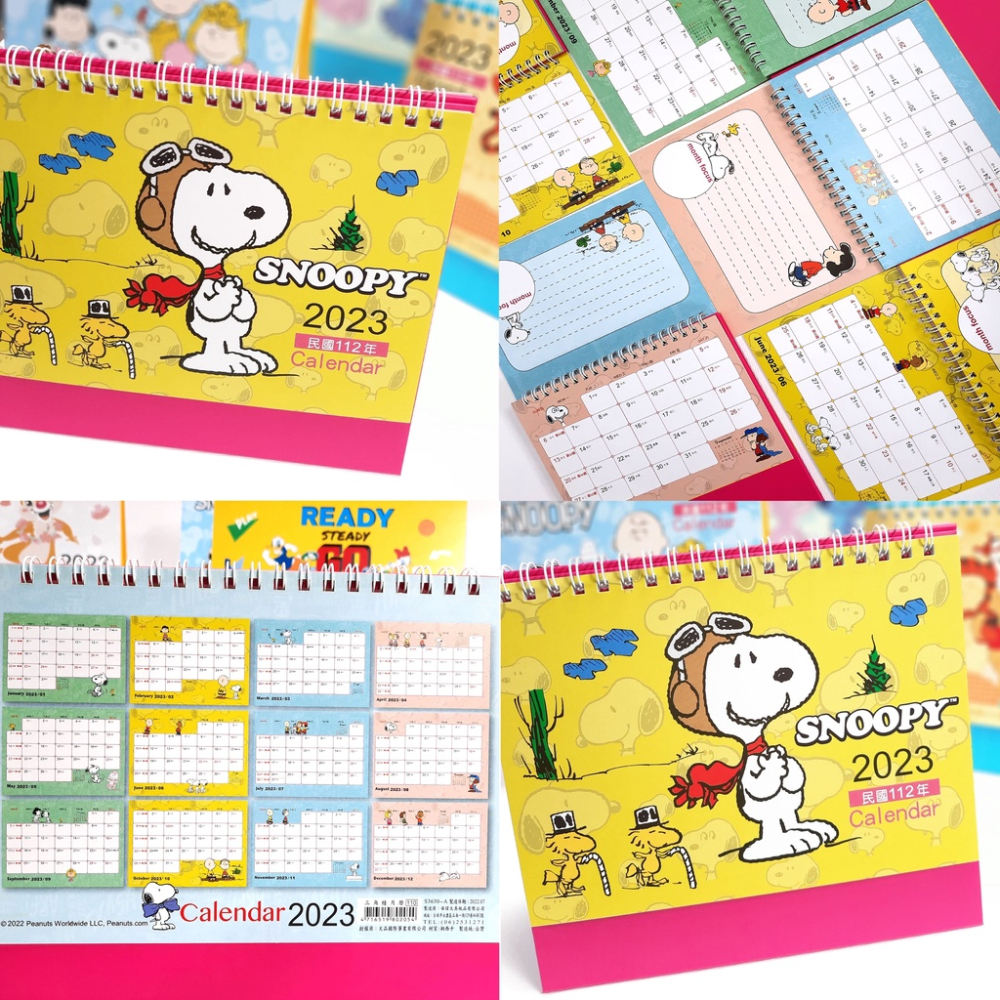 重新上架！！正版 2023 迪士尼桌曆 三角桌曆 維尼 米奇 史迪奇 奇奇蒂蒂 snoopy 皇阿瑪-細節圖3