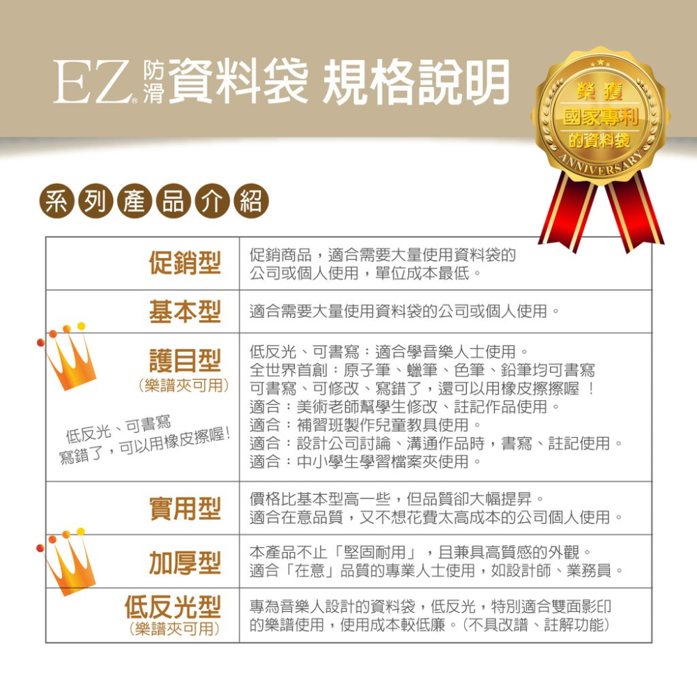 EZ防滑資料袋 A3 11孔/40孔10入（加厚型）透明資料袋 內頁資料袋 內頁袋 A3資料袋-細節圖9