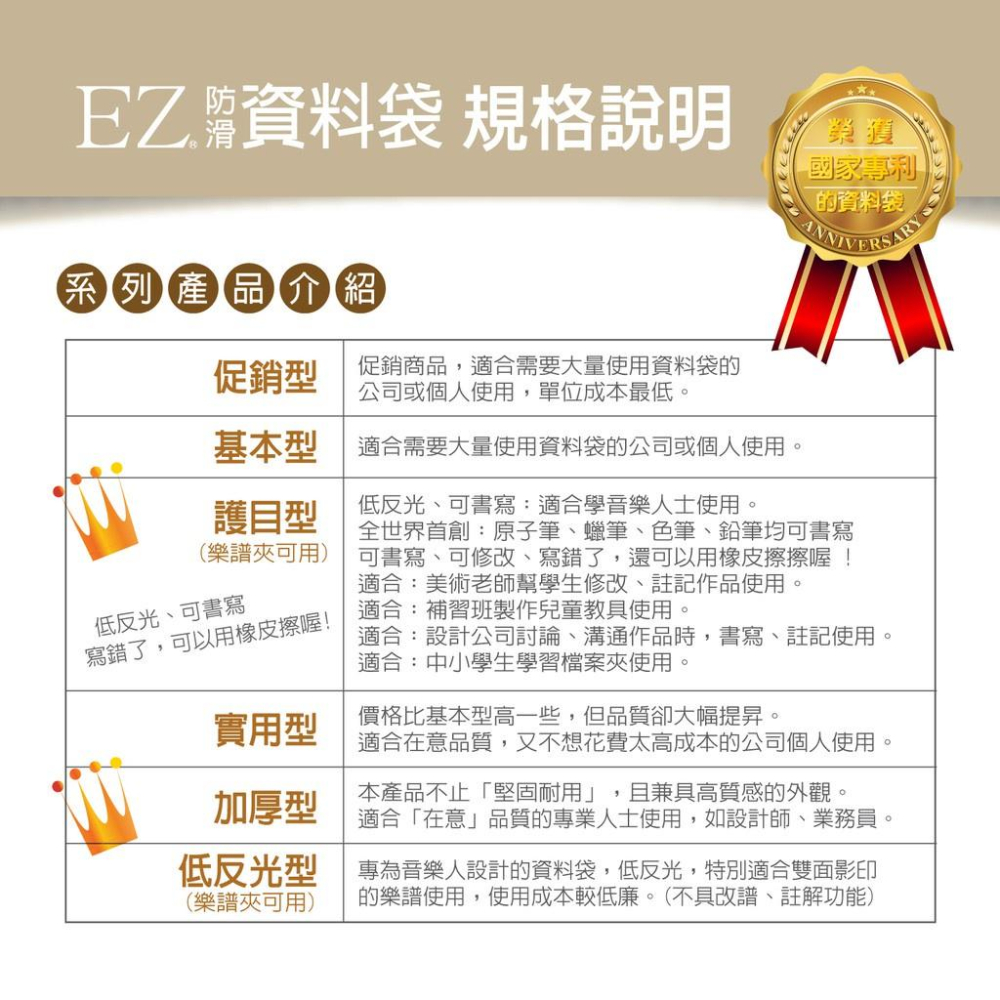 EZ防滑資料袋 B4 11孔10入（加厚型）透明資料袋 內頁資料袋 內頁袋 B4資料袋-細節圖6