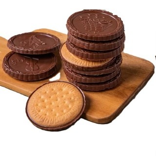 【文文嚴選】LOTTLE樂天錢幣巧克力餅204g 香濃可可 有中文標示-細節圖3