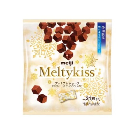 【文文嚴選】明治Meltykiss雪吻巧克力 牛奶 三種綜合(袋) 有中文標示-細節圖2