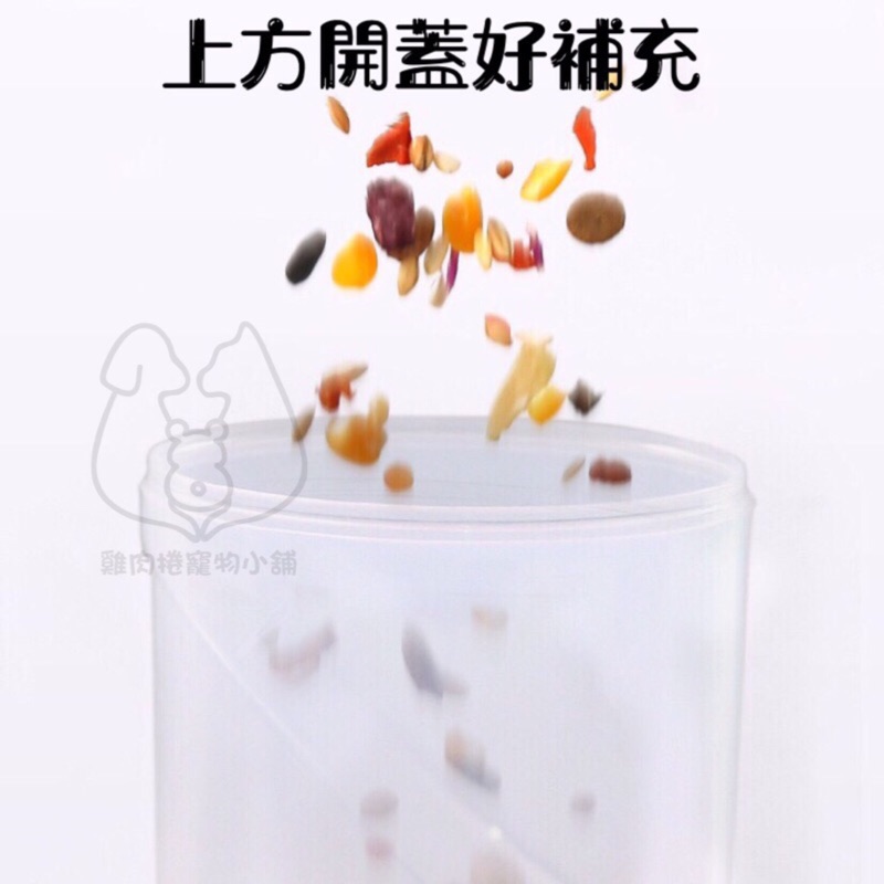 (快速現貨/大開口不卡糧)倉鼠自動餵食器 倉鼠飼料盆 倉鼠碗 倉鼠食盆 鸚鵡飼料盆-細節圖4