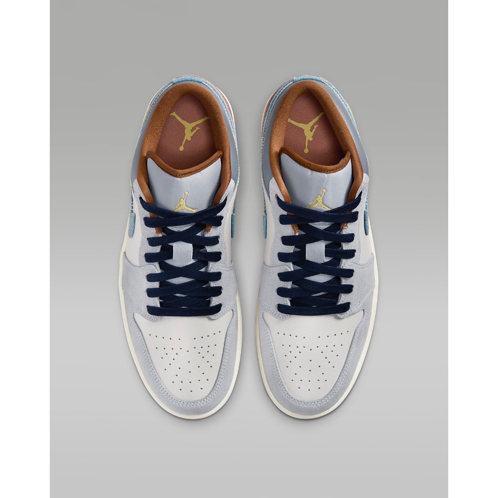 ➕鞋家➕男鞋 Nike Air Jordan 1 低筒 SE 帆布 皮革 休閒 籃球 運動鞋 FZ5042-041-細節圖5