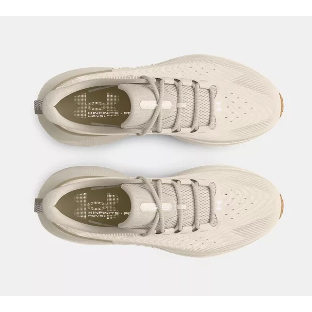 【鳥日子】 UA 女 Under Armour Infinite Pro 慢跑鞋 米色 3027200-108-細節圖3