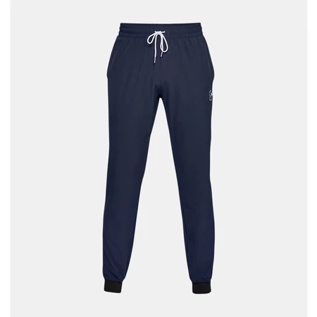【鳥日子】現貨 出清 男 UA Baseline Woven Jogger 運動長褲 深藍 1317401-410-細節圖4