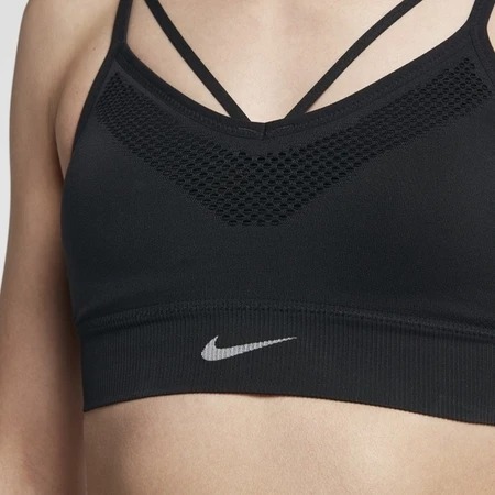 【鳥日子】現貨 出清 XL NIKE SEAMLESS 女 棉質 有氧 瑜珈 訓練 運動內衣 黑 AQ0124-010-細節圖3