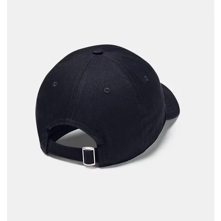 【鳥日子】現貨 出清 男 UA Washed Cotton休閒 運動帽 老帽 黑色 1327158-002-細節圖2