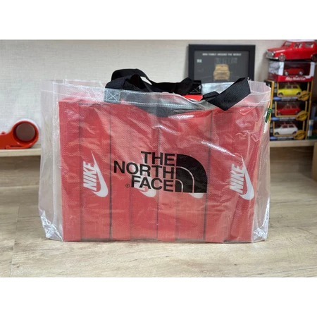 【鳥日子】現貨 THE NORTH FACE北臉 透明環保袋 環保購物袋 手提袋 托特包 韓國限定-細節圖4