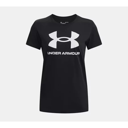 【鳥日子】特價 女 UNDER ARMOUR UA Sportstyle 運動 短袖 上衣 黑色 1356305-001-細節圖3
