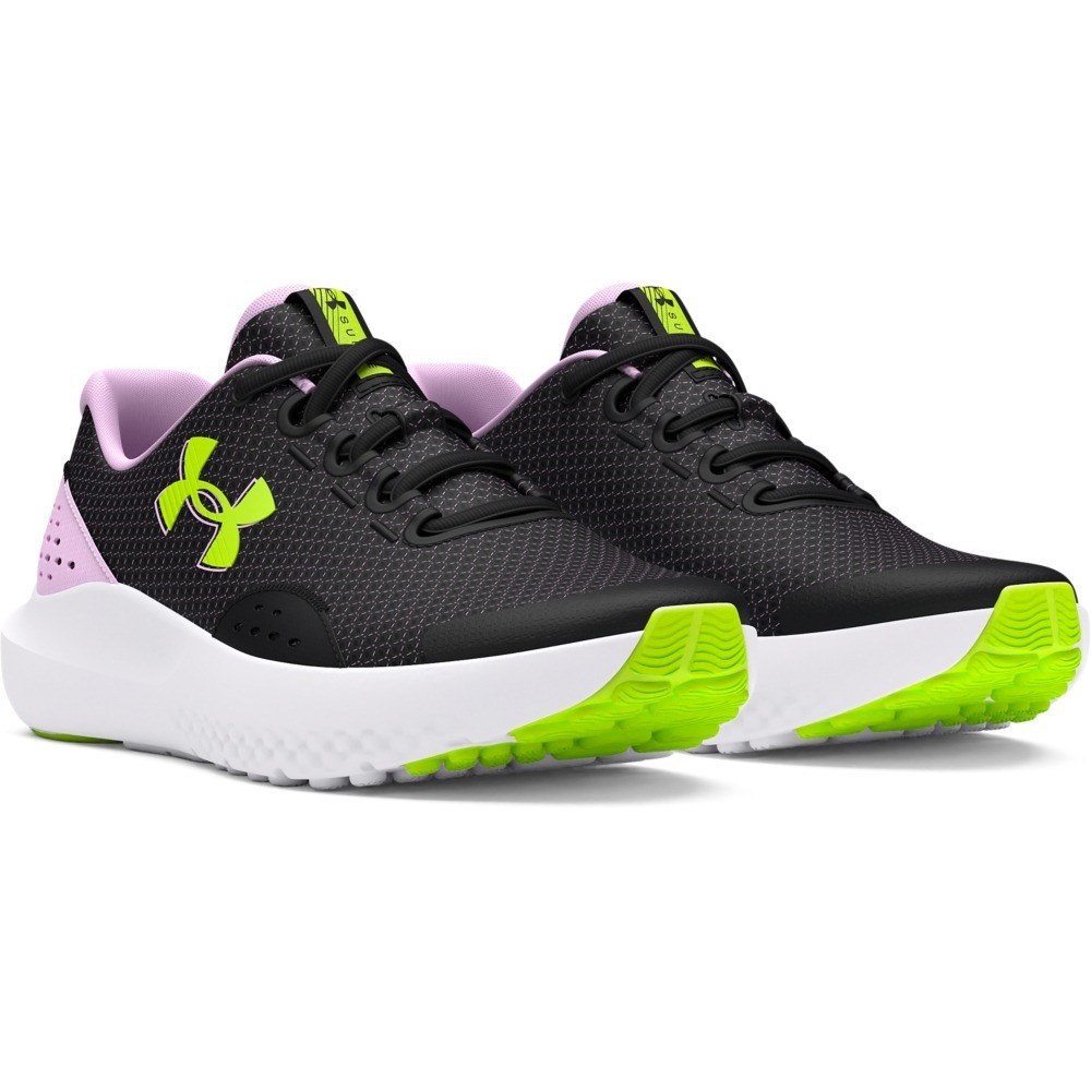 【鳥日子】UNDER ARMOUR UA 女童 Surge 4 慢跑鞋 運動鞋 3027108-001」-細節圖3