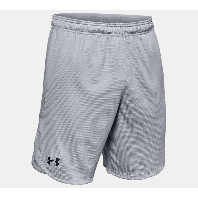 【鳥日子】現貨 出清 UNDER ARMOUR UA Knit Performance 訓練 短褲 灰色 1351641-細節圖5