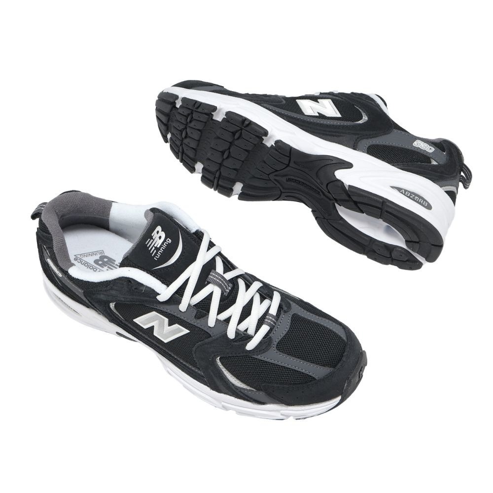 【鳥日子】 男女鞋 New Balance NB 休閒鞋 運動鞋 慢跑鞋 530 黑 復古 麂皮 MR530CC-D-細節圖4