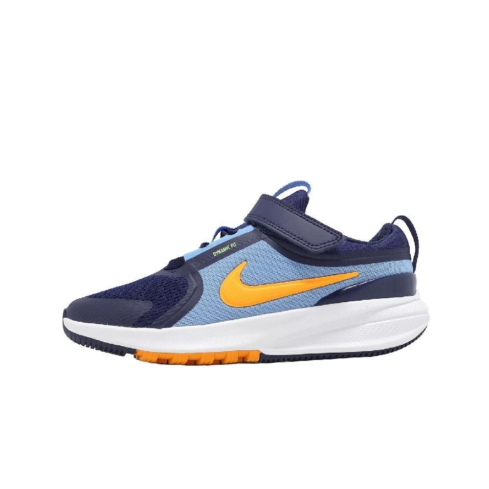 【鞋家】 童鞋 中童 NIKE 慢跑鞋 Star Runner 5 PS 藍 魔鬼氈 運動鞋 HF7005-403-細節圖2
