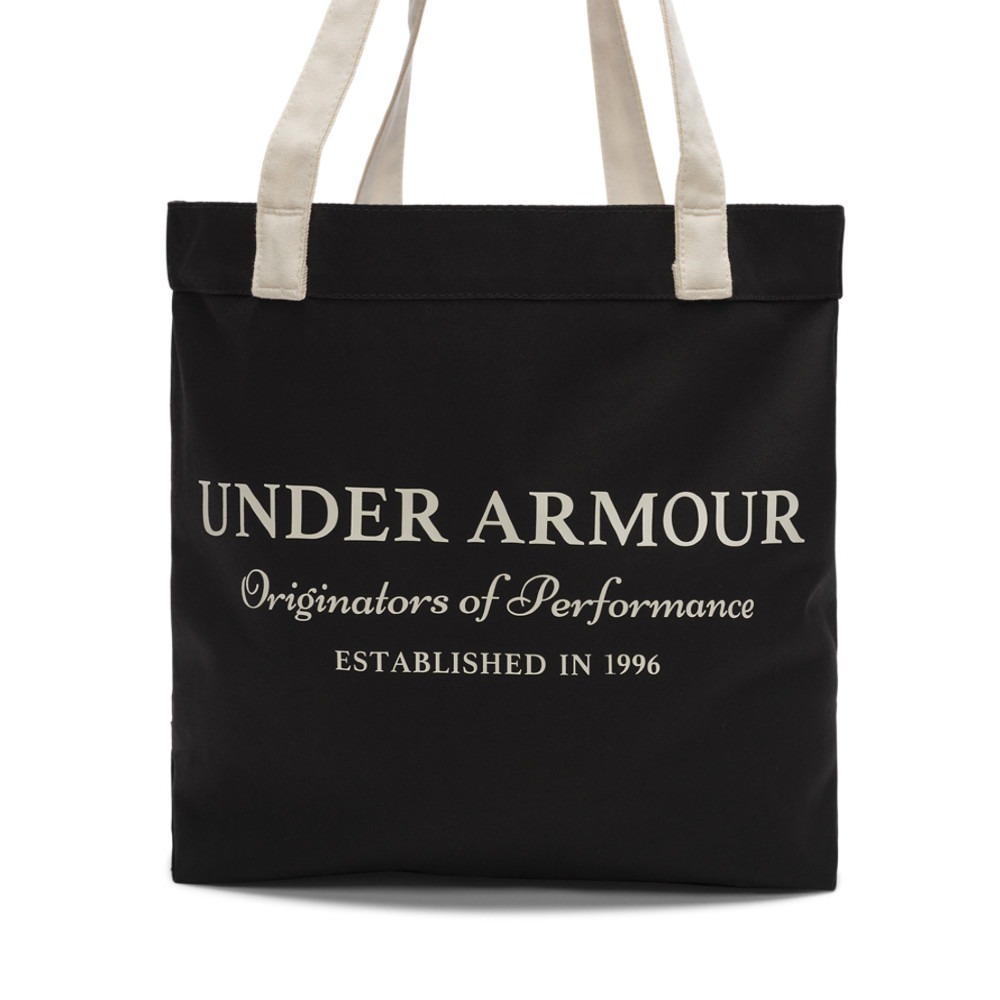 【鳥日子】配件 Under Armour UA 休閒 運動 外出 購物 帆布托特包 黑 6001898-004-細節圖5
