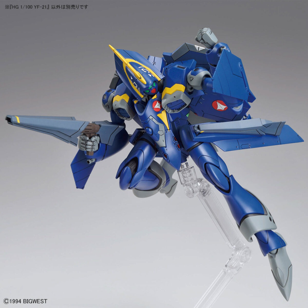 現貨 萬代 HG 1/100 超時空要塞 YF-21 雨燕 組裝模型-細節圖4