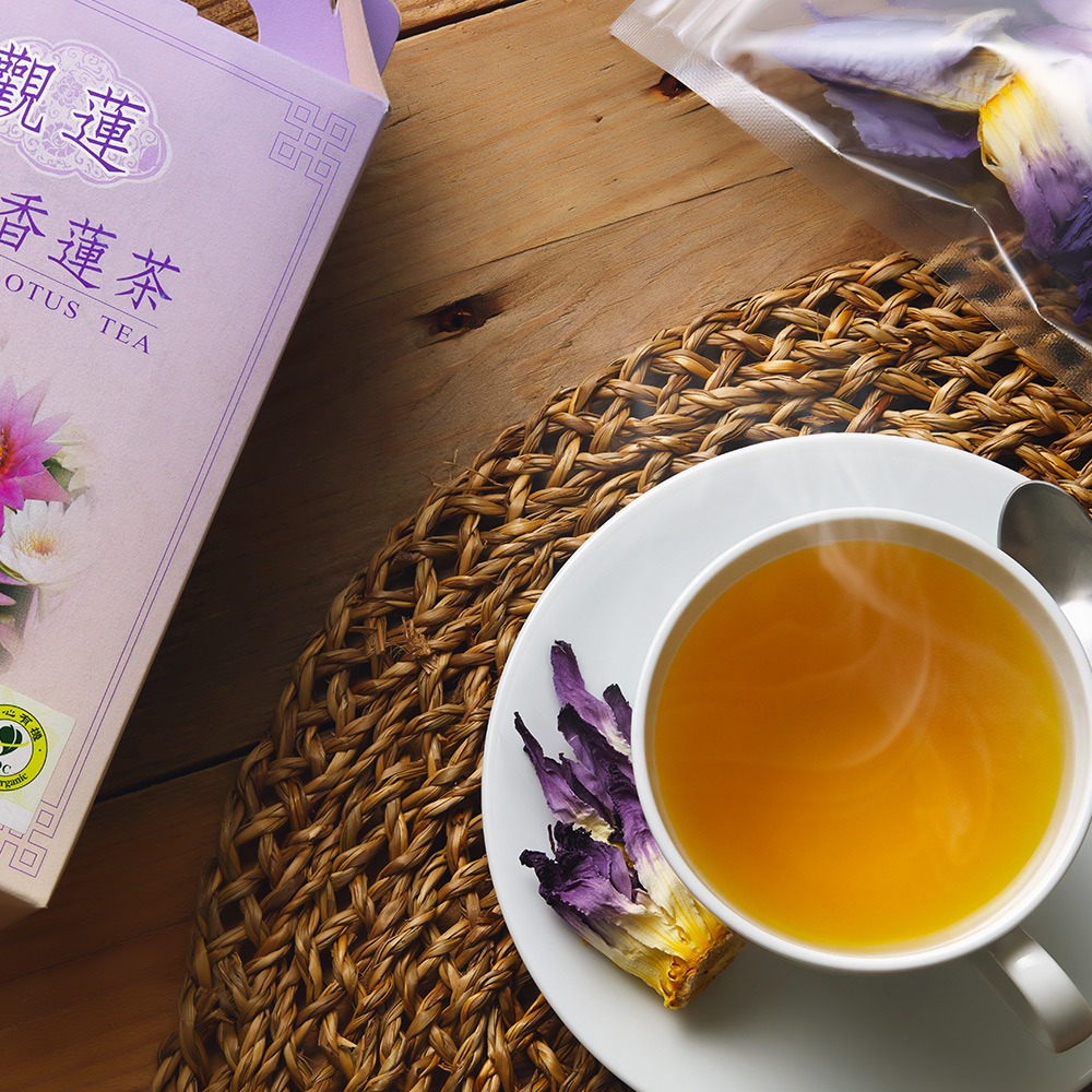 觀蓮有機香蓮茶45g/2盒--2入-細節圖4