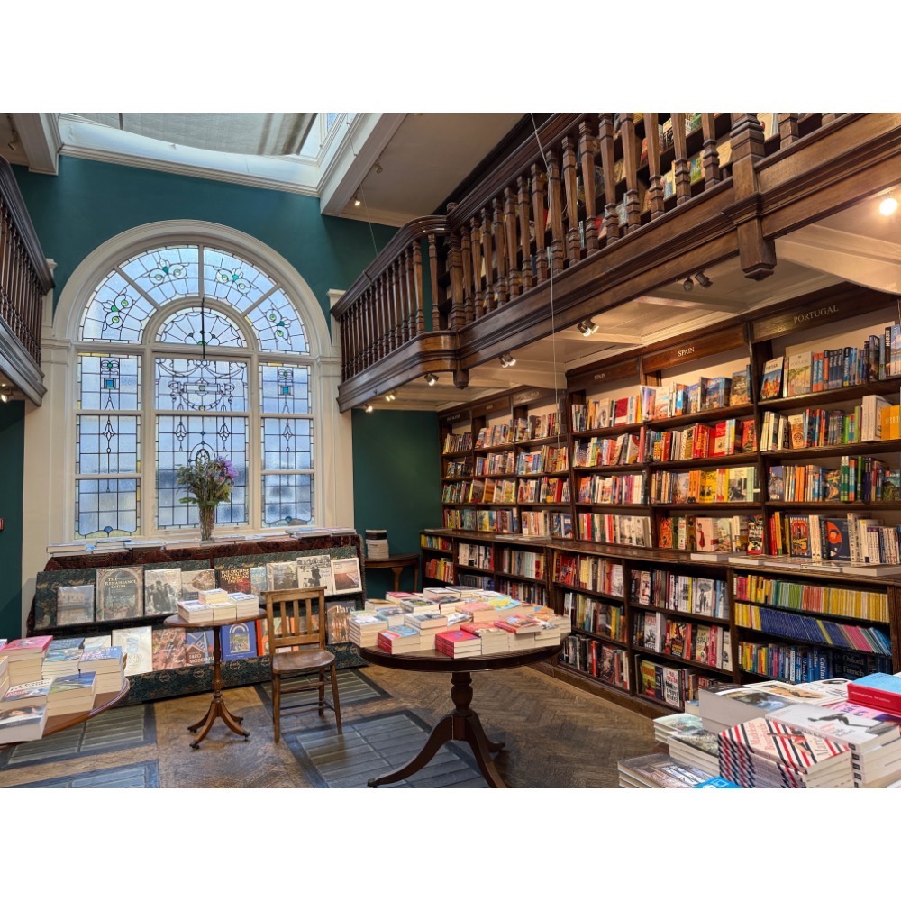 【倫敦親帶 / 限量現貨】英國最美獨立書店 Daunt Books 經典愛德華時代建築插畫帆布袋-細節圖3