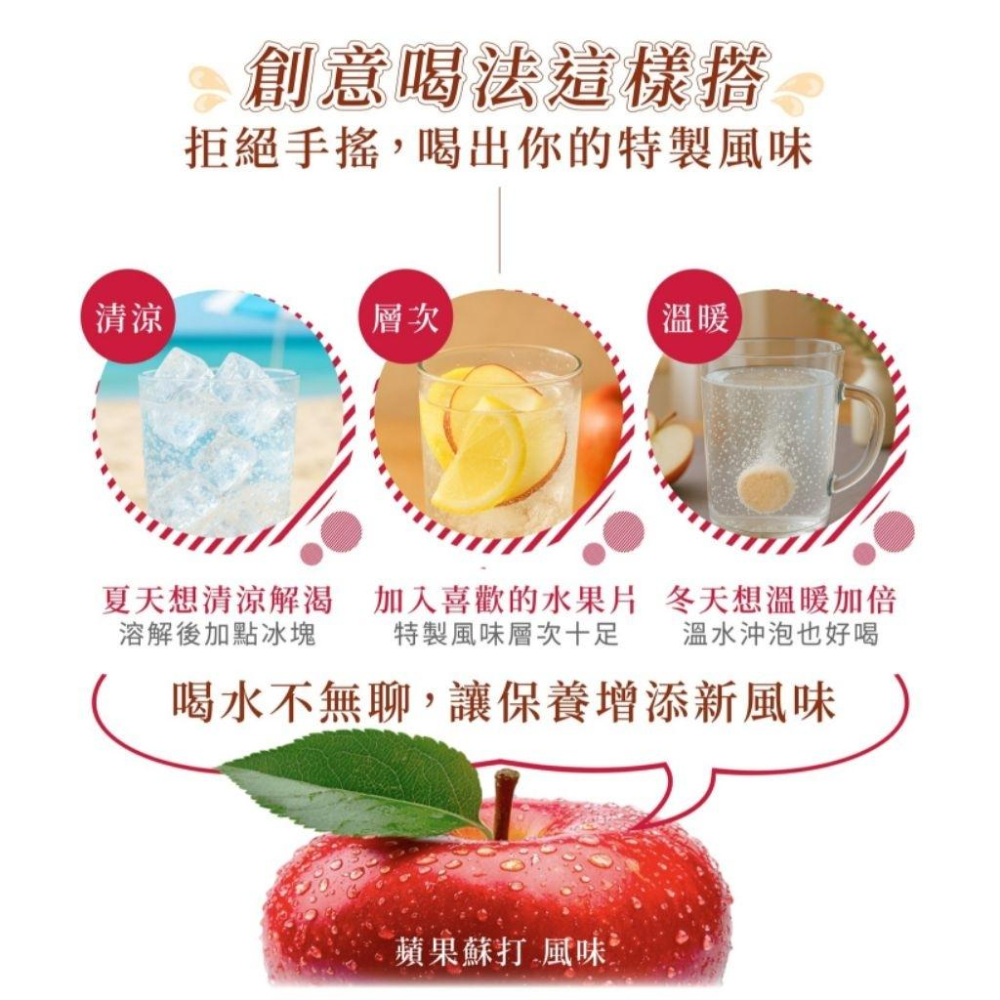 當天寄🔥現貨免運【官方授權正品】MRR 維生素C1000+DE鎂發泡錠 蘋果蘇打口味維生素C維生素D維生素E-細節圖4