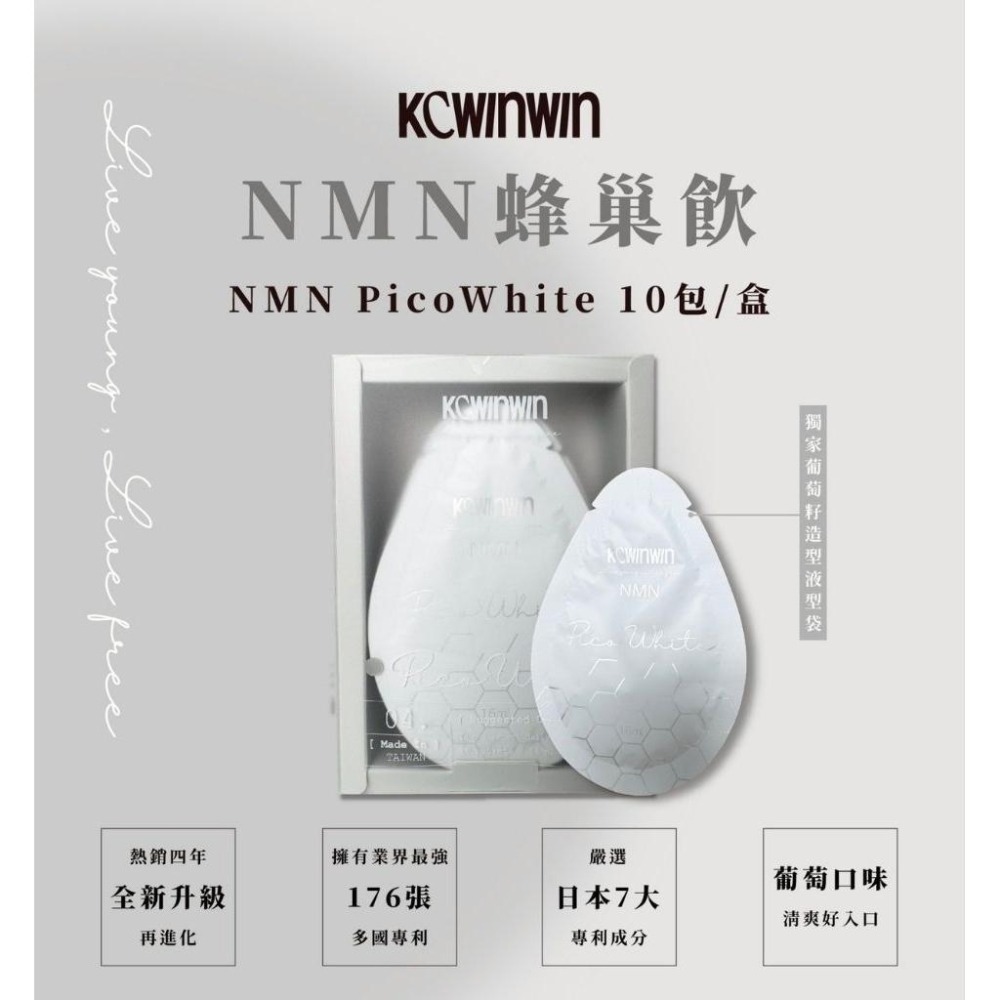 當天寄🔥現貨免運💗2025最新升級版nmn蜂巢飲2.0 Pico K.C WIN-WIN 穀胱甘肽 賽洛美 玻尿酸-細節圖5