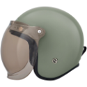 免運 M2R MO-3 MO3 素色 可掀式內置墨片 復古帽 騎士帽 小帽體 內襯可拆洗-規格圖9