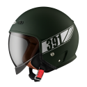 ZEUS ZS-391 ZS391 A29 素色 半罩 輕量 插扣 透氣 通風 開放式 3/4罩 騎士帽 大鏡片-規格圖9