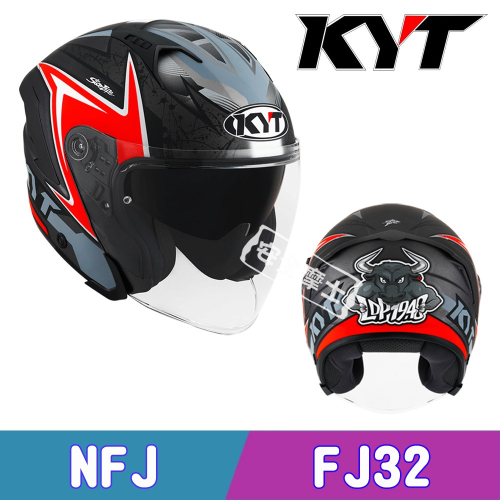 KYT NF-J NFJ #19 消光 安全帽 3/4罩 內墨鏡 半罩 排齒扣 藍牙耳機槽 海外代購版 FJ32