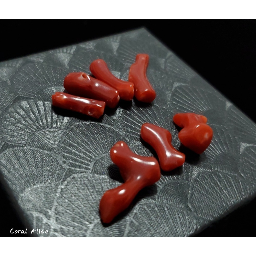 🌟Coral珊寶手作-天然阿卡珊瑚/紅珊瑚/赤血珊瑚自然枝段(無孔) CO2P1-194-細節圖2